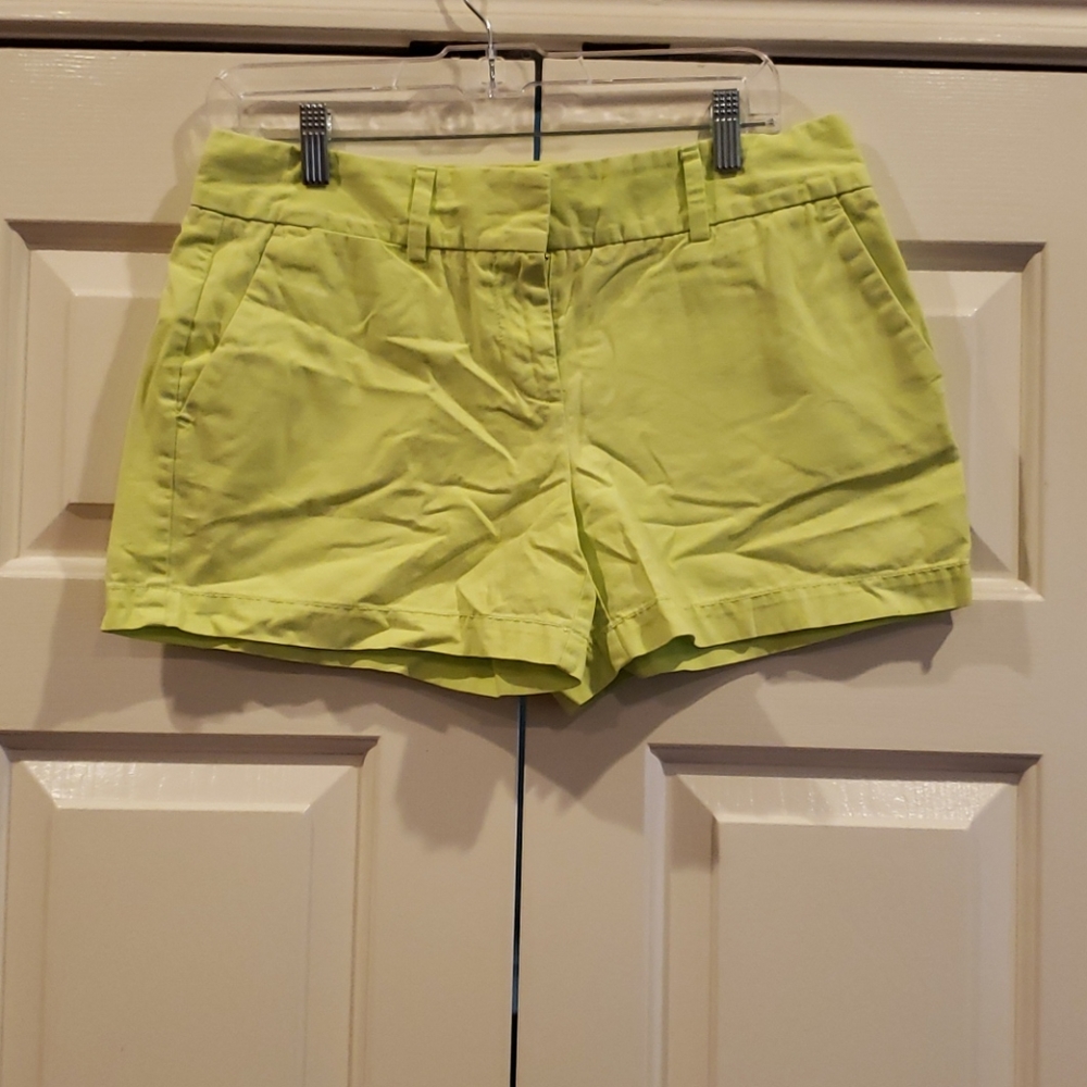 The loft size 4 yellow shorts